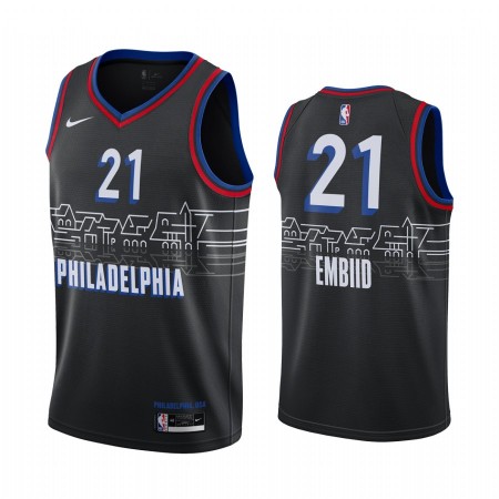 Maillot Basket Philadelphia 76ers Joel Embiid 21 2020-21 City Edition Swingman - Homme